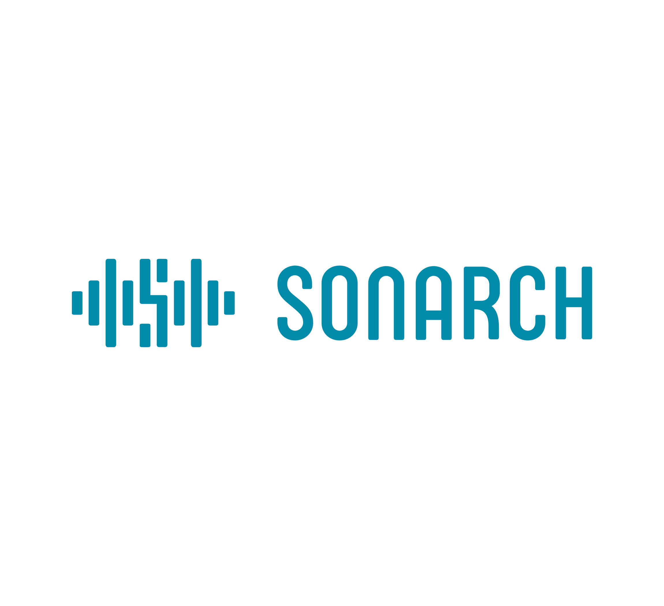 SONARCH, inżynieria dźwięku — projekt logo